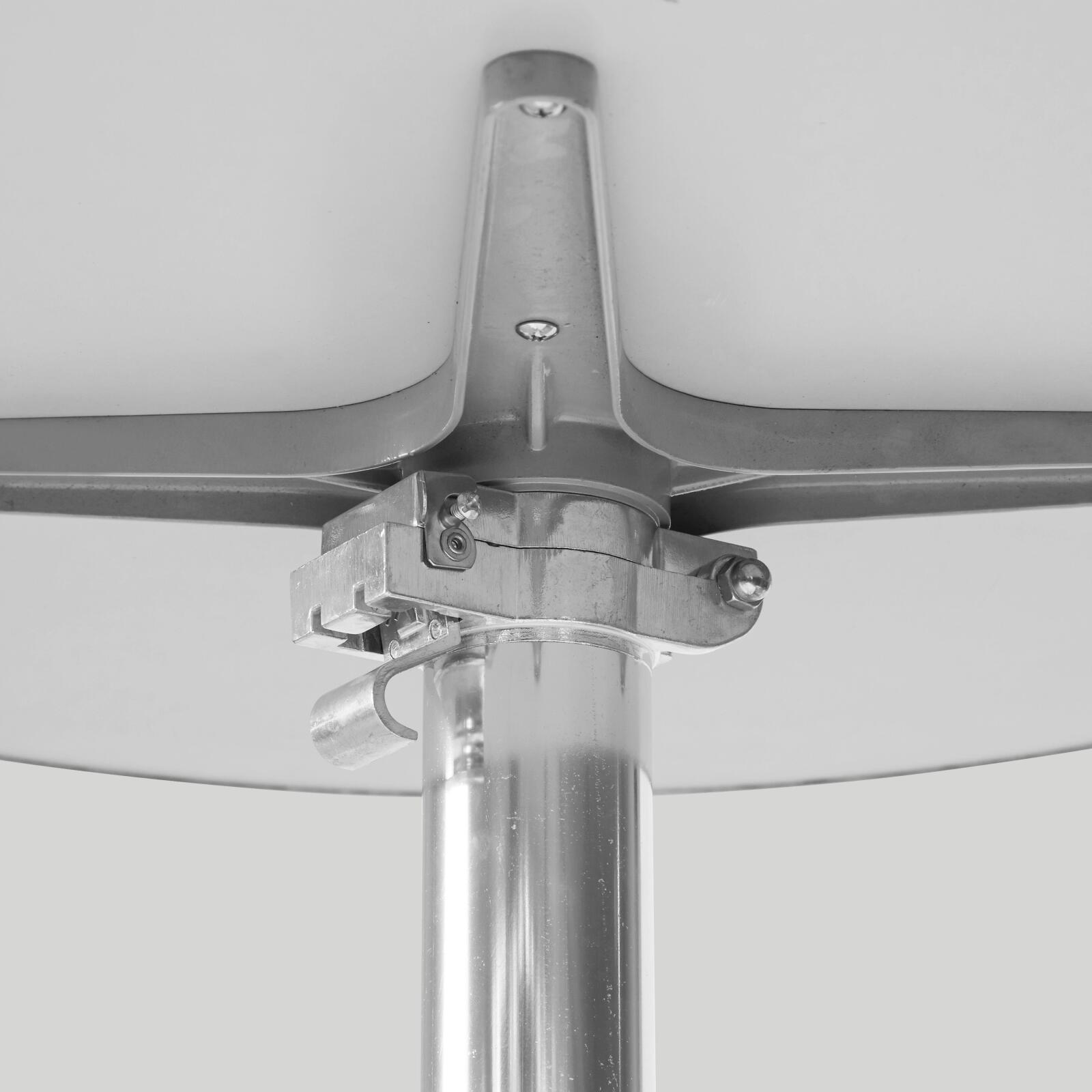 Gamba da tavolo in alluminio con sistema basculante