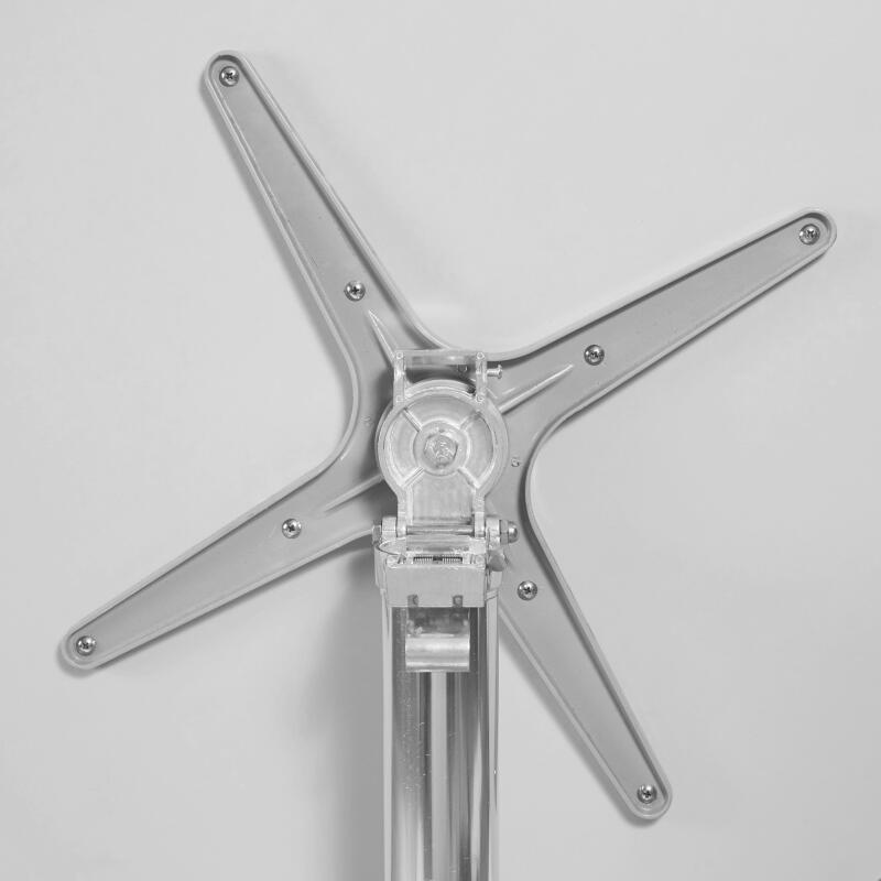 Gamba da tavolo in alluminio con sistema basculante