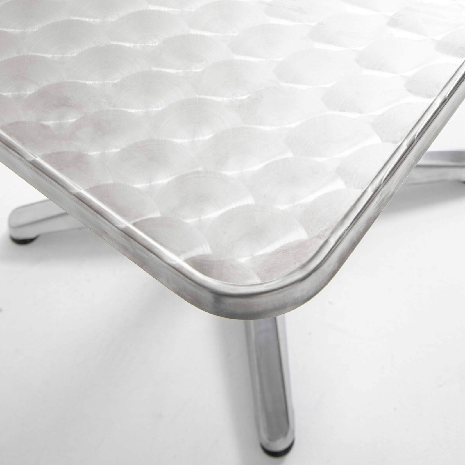 Tavolo da giardino quadrato (70 x 70 cm) in alluminio inclinabile