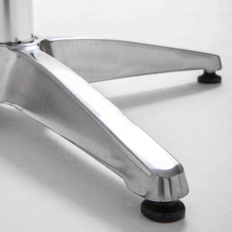 Tavolo da giardino quadrato (70 x 70 cm) in alluminio inclinabile