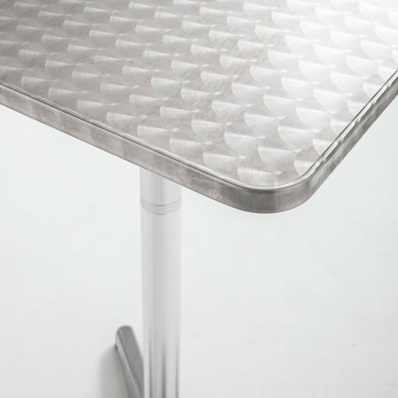 Tavolo alto da giardino e 4 seggioloni in alluminio