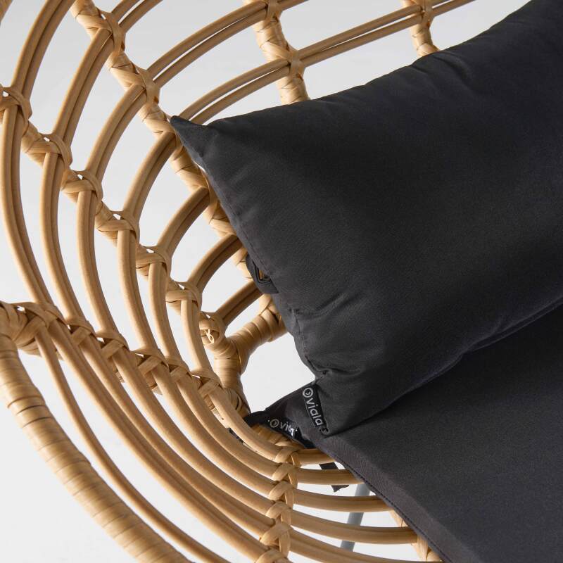 Divano da esterno 2 posti in resina intrecciata effetto rattan