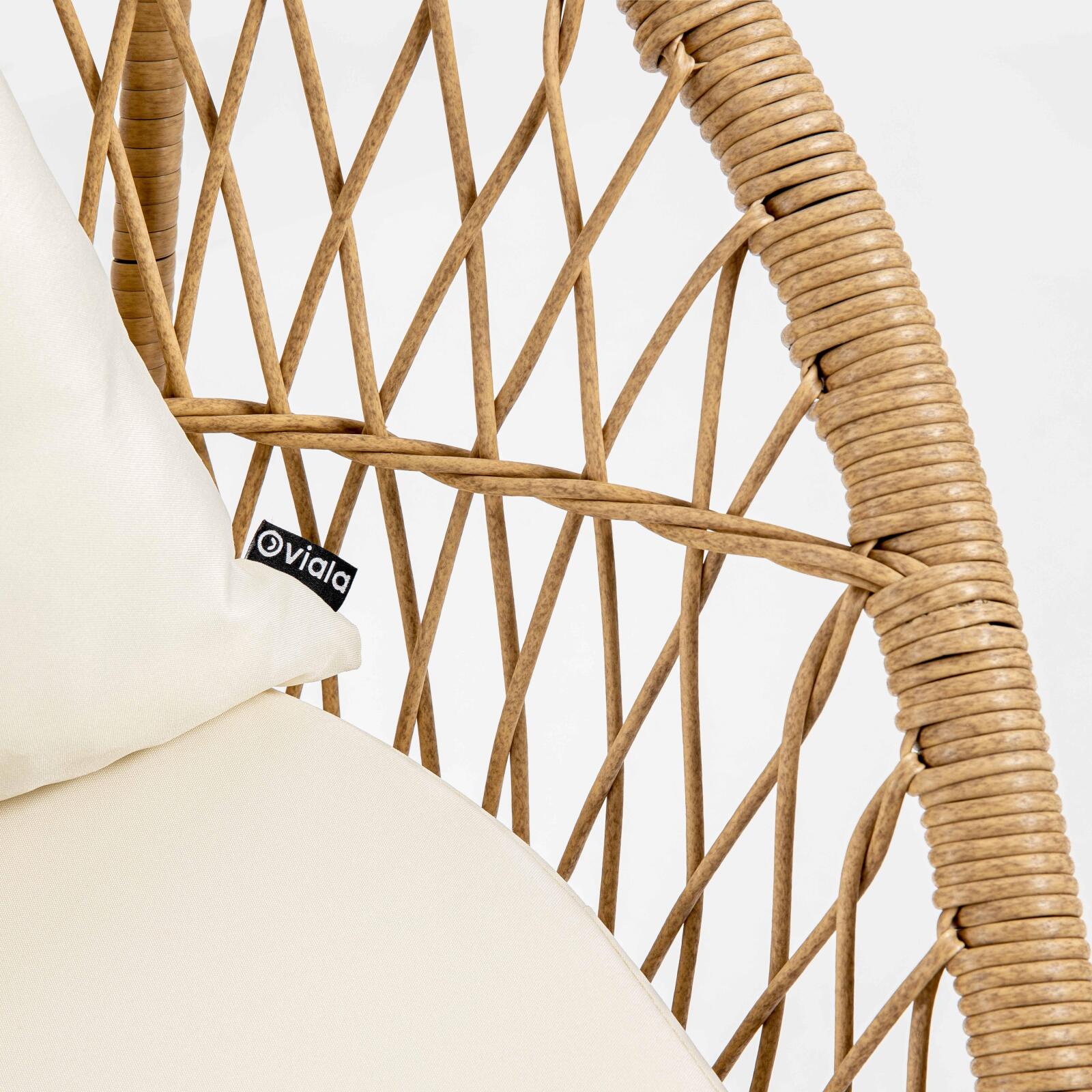 Salotto da giardino in rattan sintetico con 2 poltrone e 1 Tavolina da salotto Salotto da giardino in rattan sintetico con 2 poltrone e 1 Tavolina da salotto