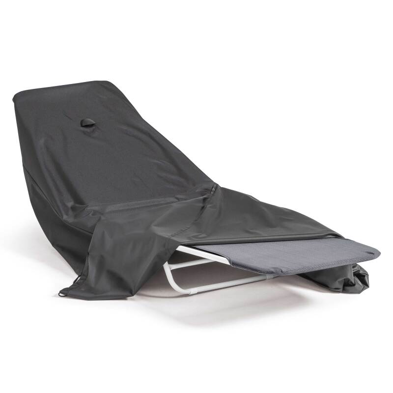 Copertura per lettino prendisole nera 200 x 75 x 45 cm