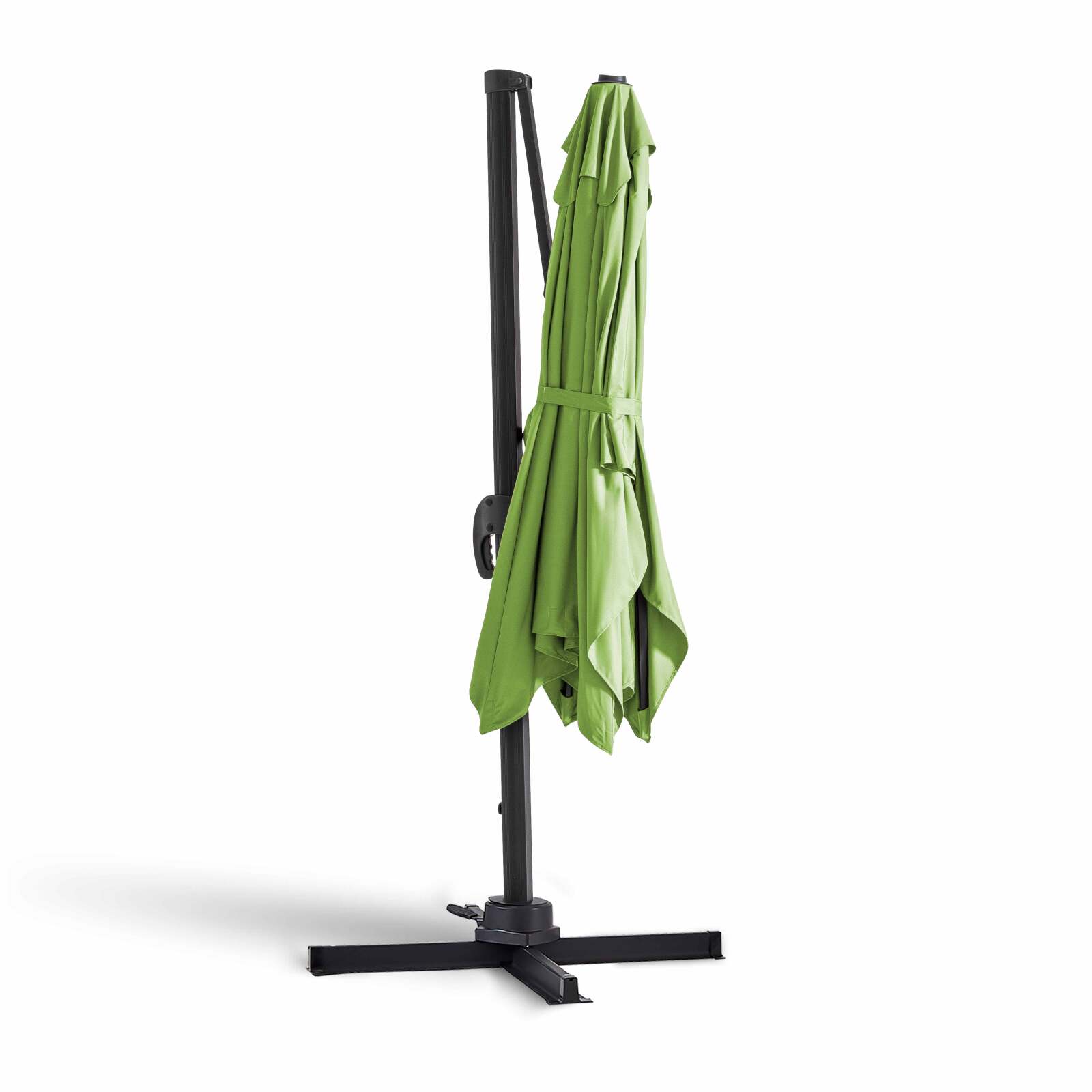 Ombrellone a braccio rettangolare decentrato rotante a 360° (2 x 3 m)