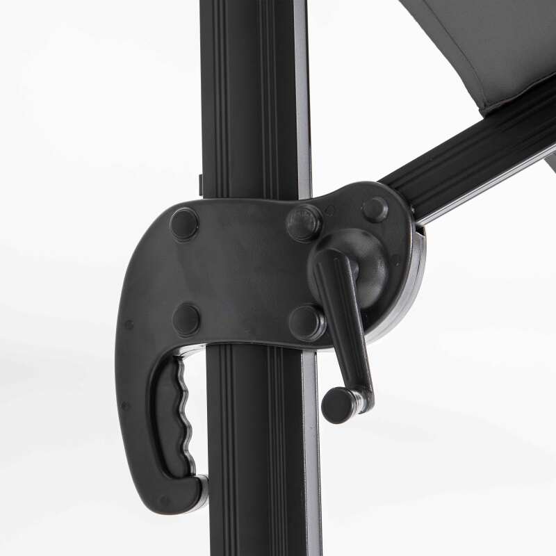 Ombrellone a braccio rettangolare decentrato rotante a 360° (2 x 3 m) (4/6)