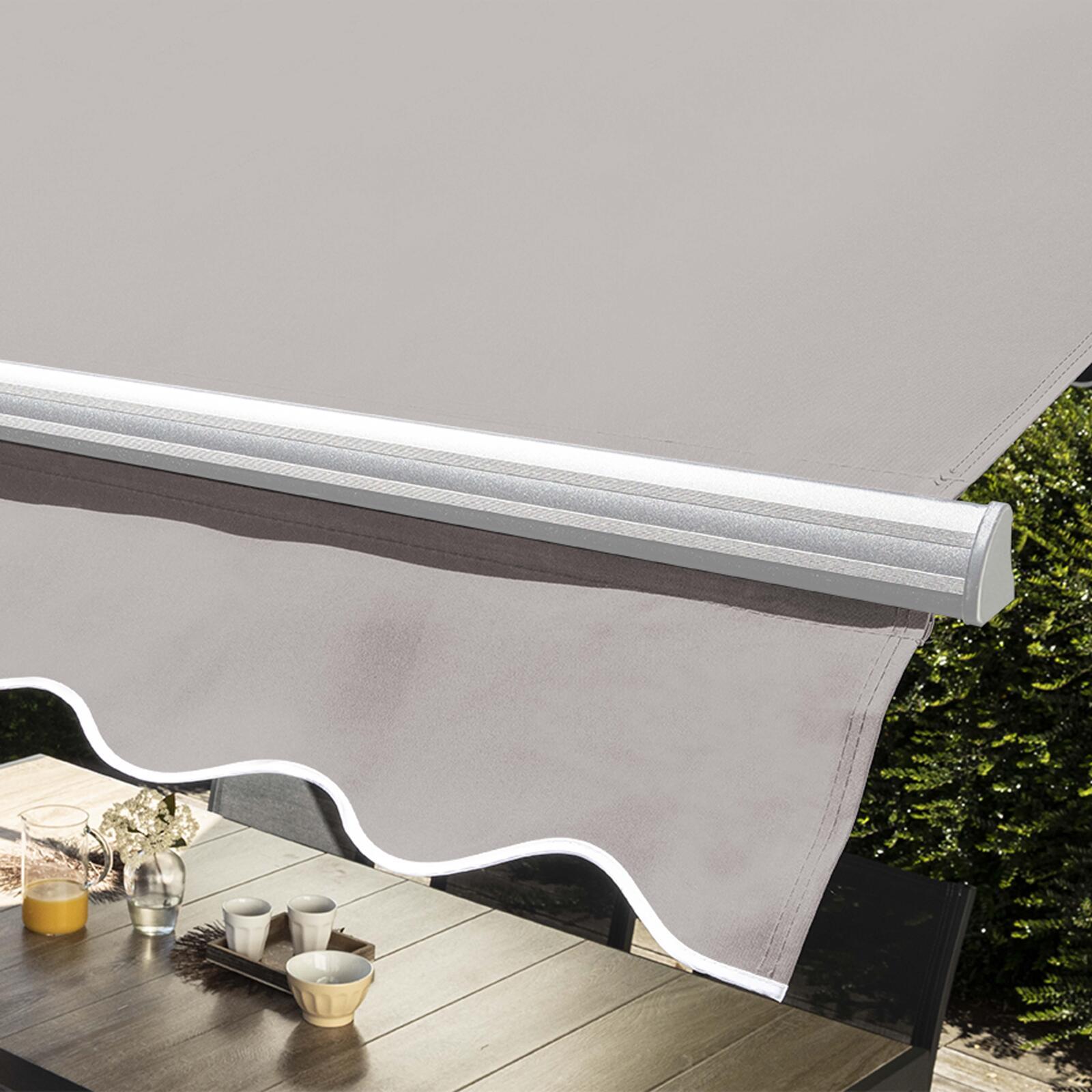 Tenda manuale a doppio spiovente con cassonetto 3 x 4 m Tenda manuale a doppio spiovente con cassonetto 3 x 4 m