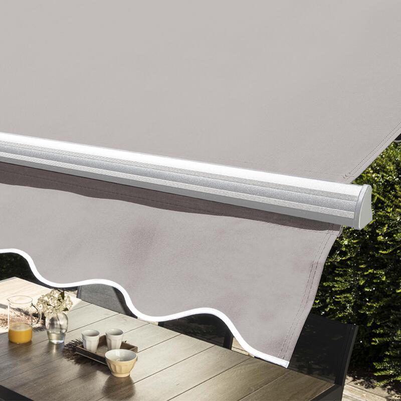 Tenda manuale a doppio spiovente con cassonetto 3 x 4 m