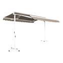 Tenda manuale a doppio spiovente con cassonetto 3 x 4 m