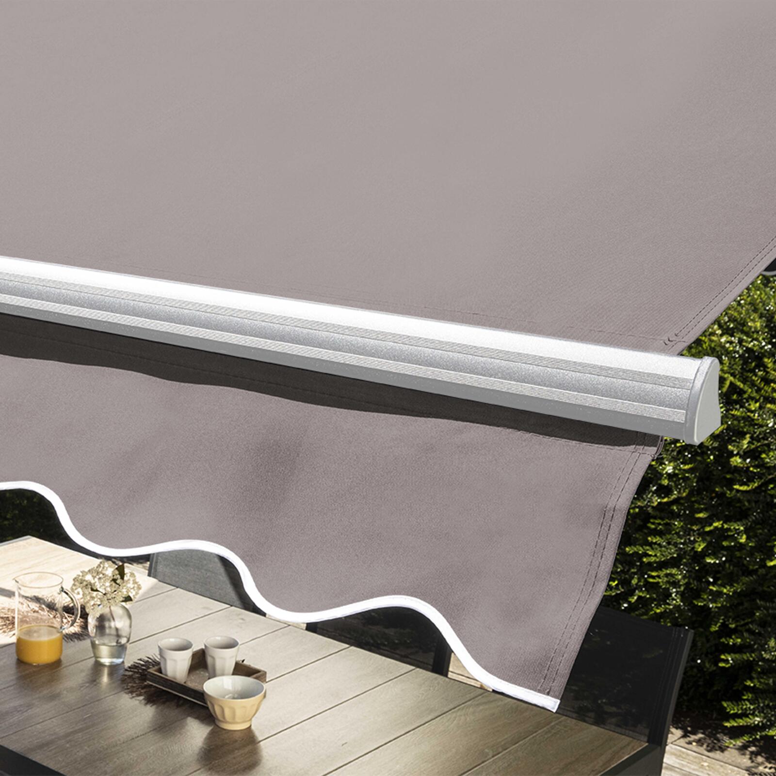 Tenda manuale a doppio spiovente con cassonetto 3 x 4 m
