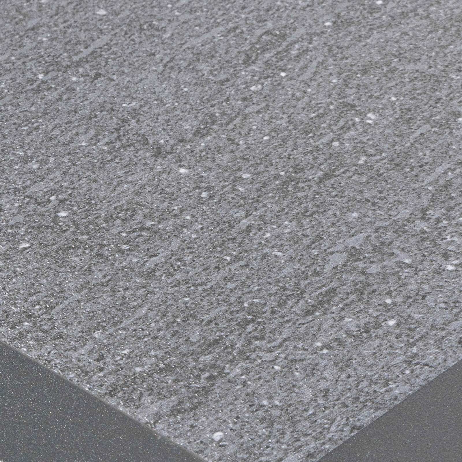Tavolo da giardino in ceramica grigio antracite (185 x 95 x 74 cm)