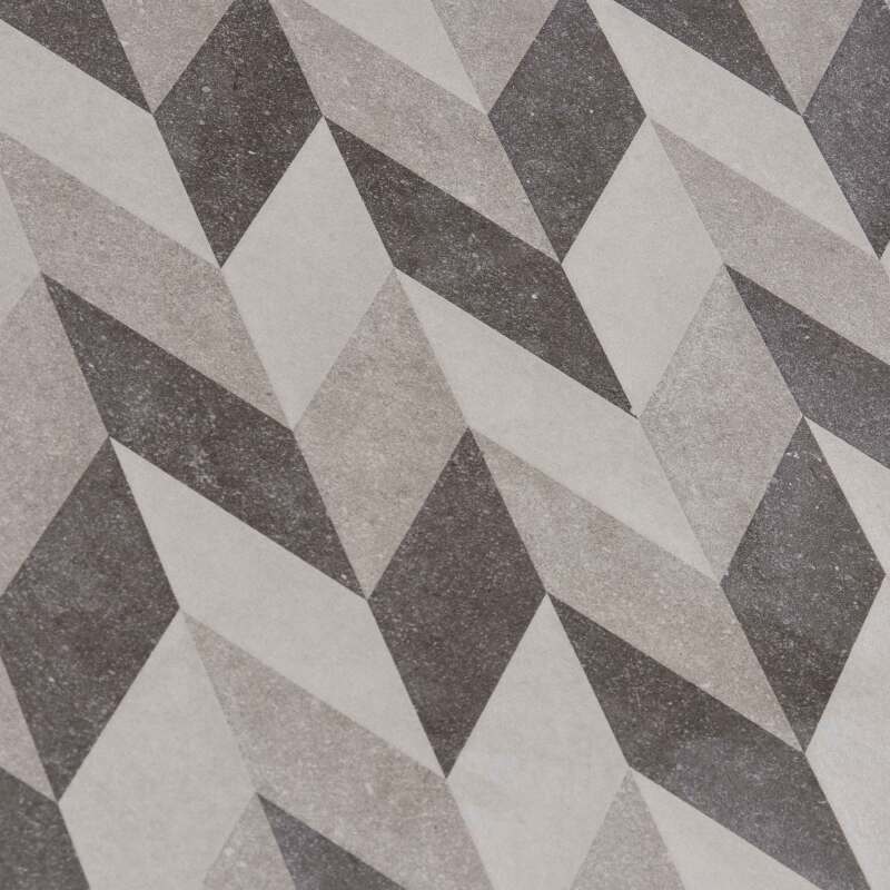 Tavolo da giardino in alluminio e ceramica con motivo Tilt + 6 sedie e 2 poltroncine