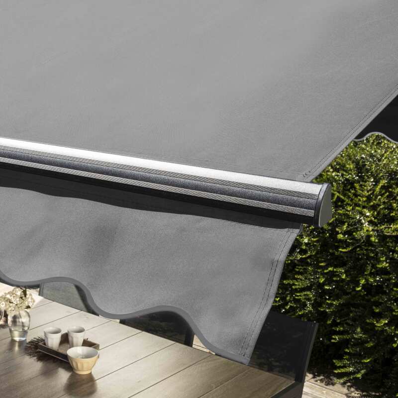 Tenda manuale a doppio spiovente con cassonetto 3 x 4 m (3/5)