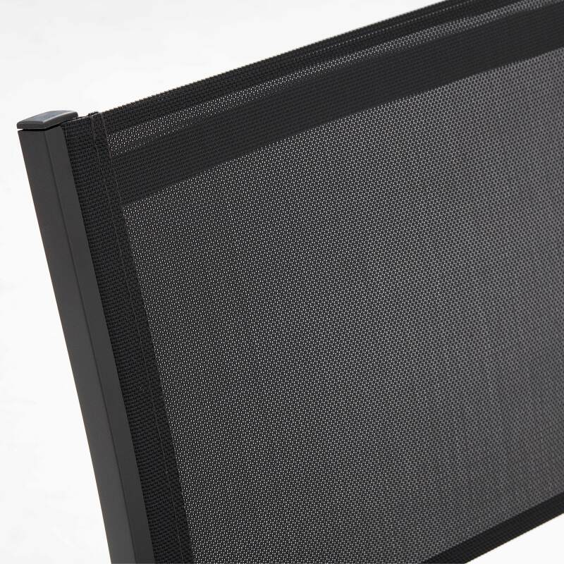 Tavolo da giardino in ceramica modello inclinabile con 8 sedie e 2 sedie con braccioli