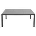 Tavolo da giardino con piano in ceramica cerata effetto cemento (182 x 121 x 74 cm)