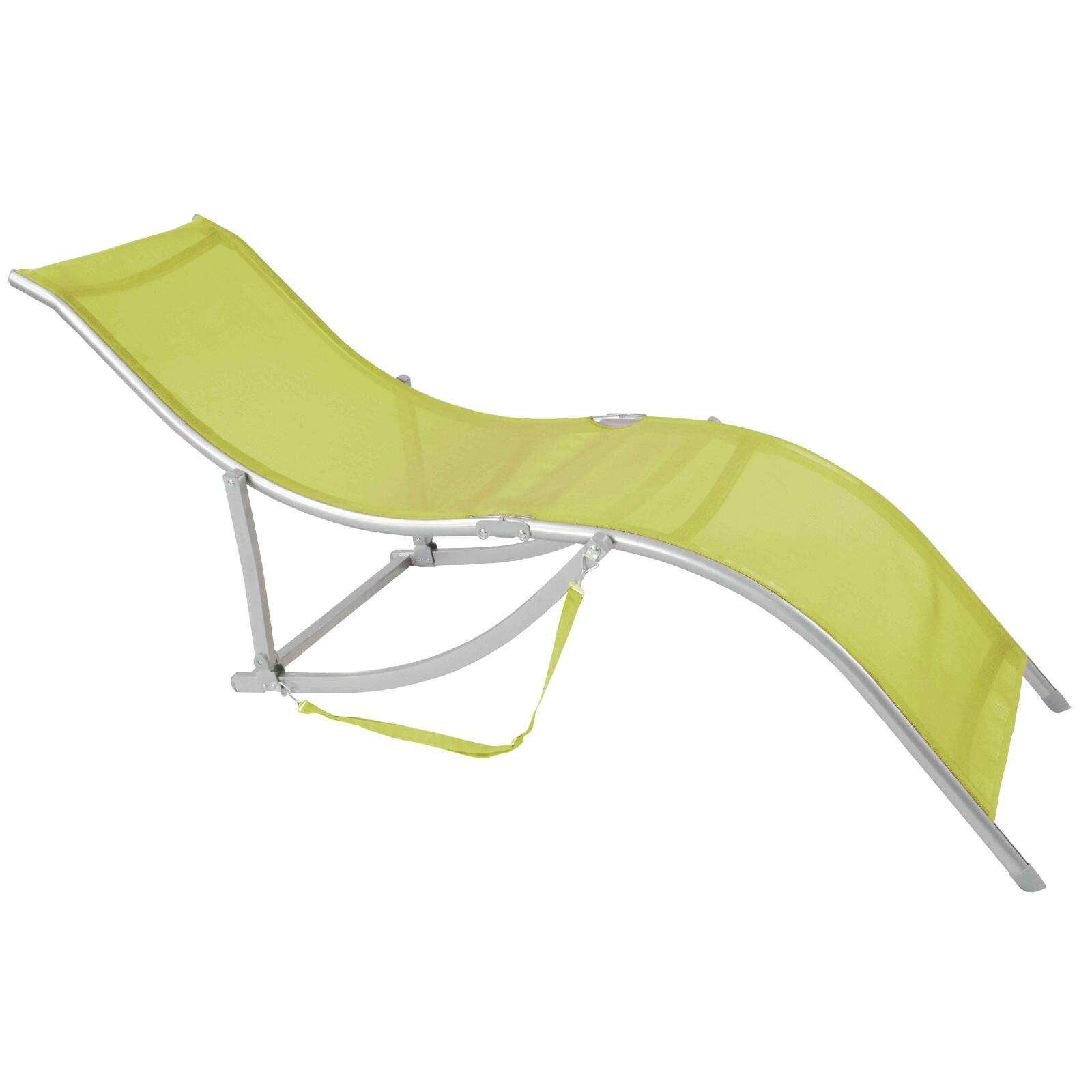 Set di 4 lettini prendisole in Textilene