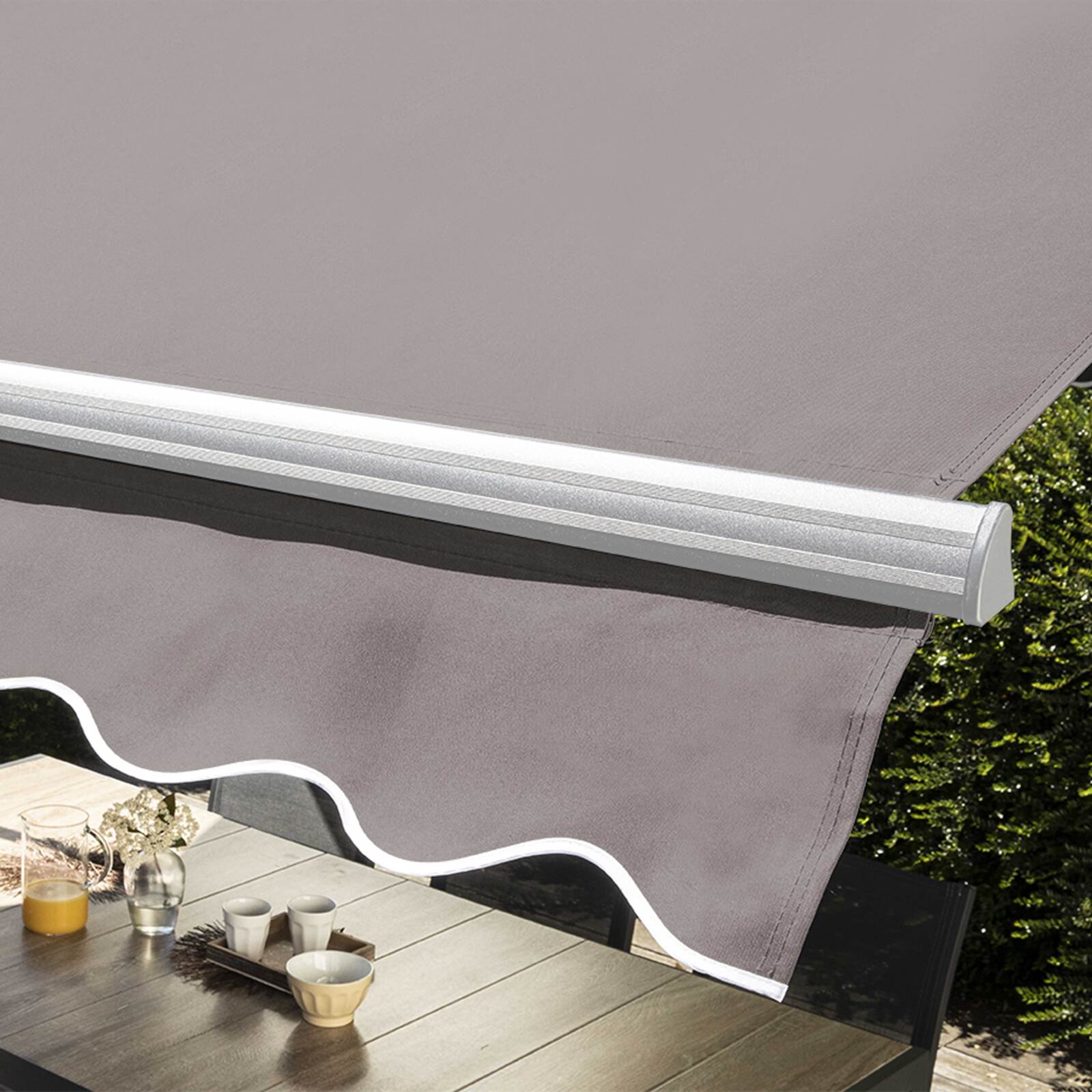 Tenda da sole doppia inclinazione motorizzata con cassonetto 3 x 4 m