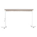 Tenda manuale a doppio spiovente con cassonetto 3 x 4 m
