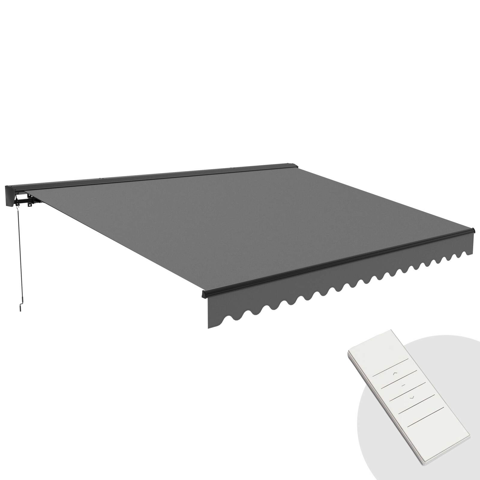 Tenda motorizzata con cassonetto semi-integrale 3 x 4 m