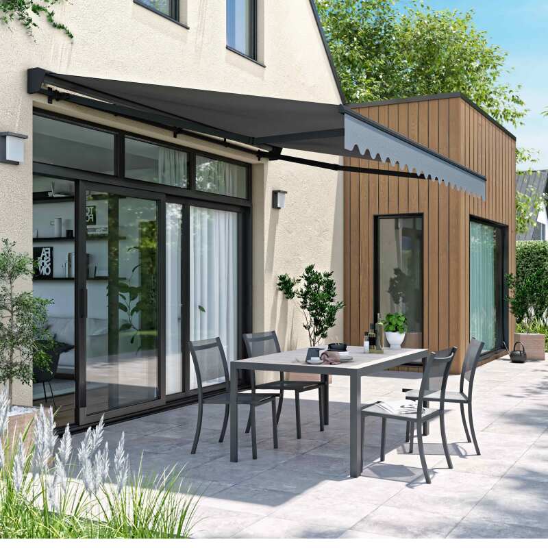 Tenda motorizzata con cassonetto semi-integrale 3 x 4 m