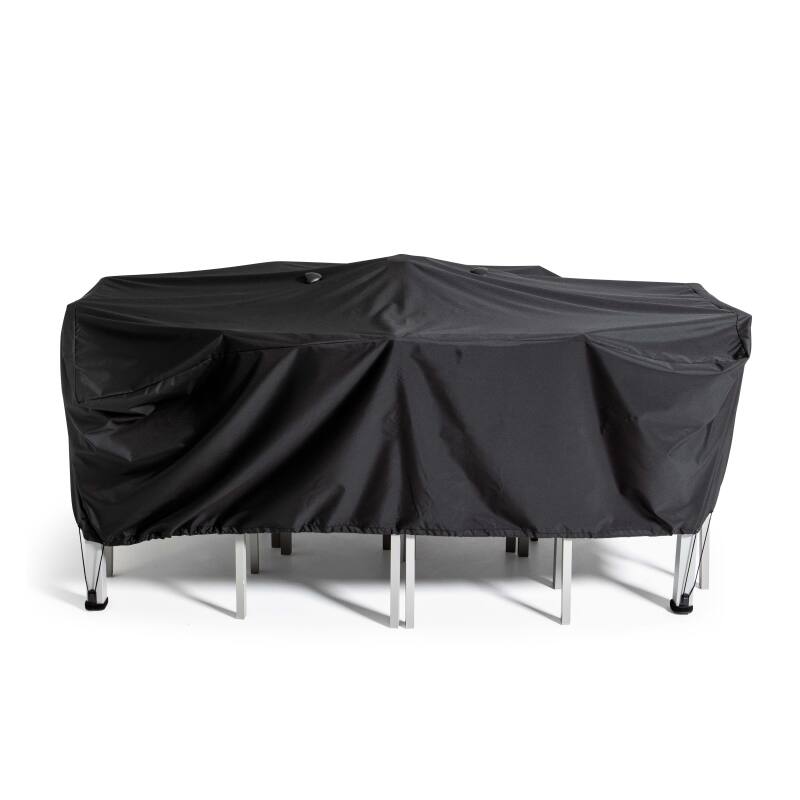 Copertura per mobili da giardino 200 x 130 x 60 cm nero