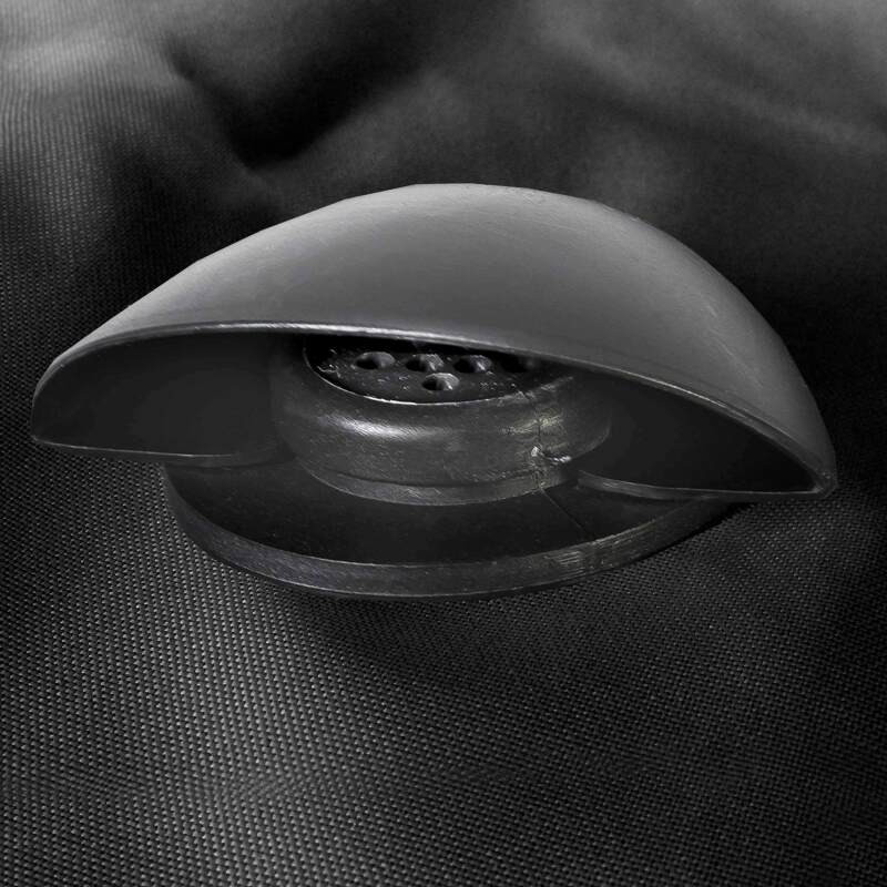 Copertura rettangolare nera per barbecue 110 x 58 x 60 cm