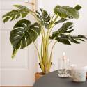 Monstera Deliciosa artificiale in vaso altezza 90 cm
