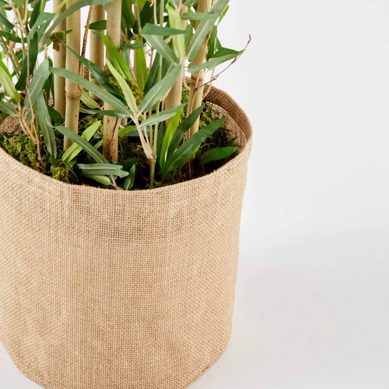 Bambù artificiale in vaso altezza 170 cm