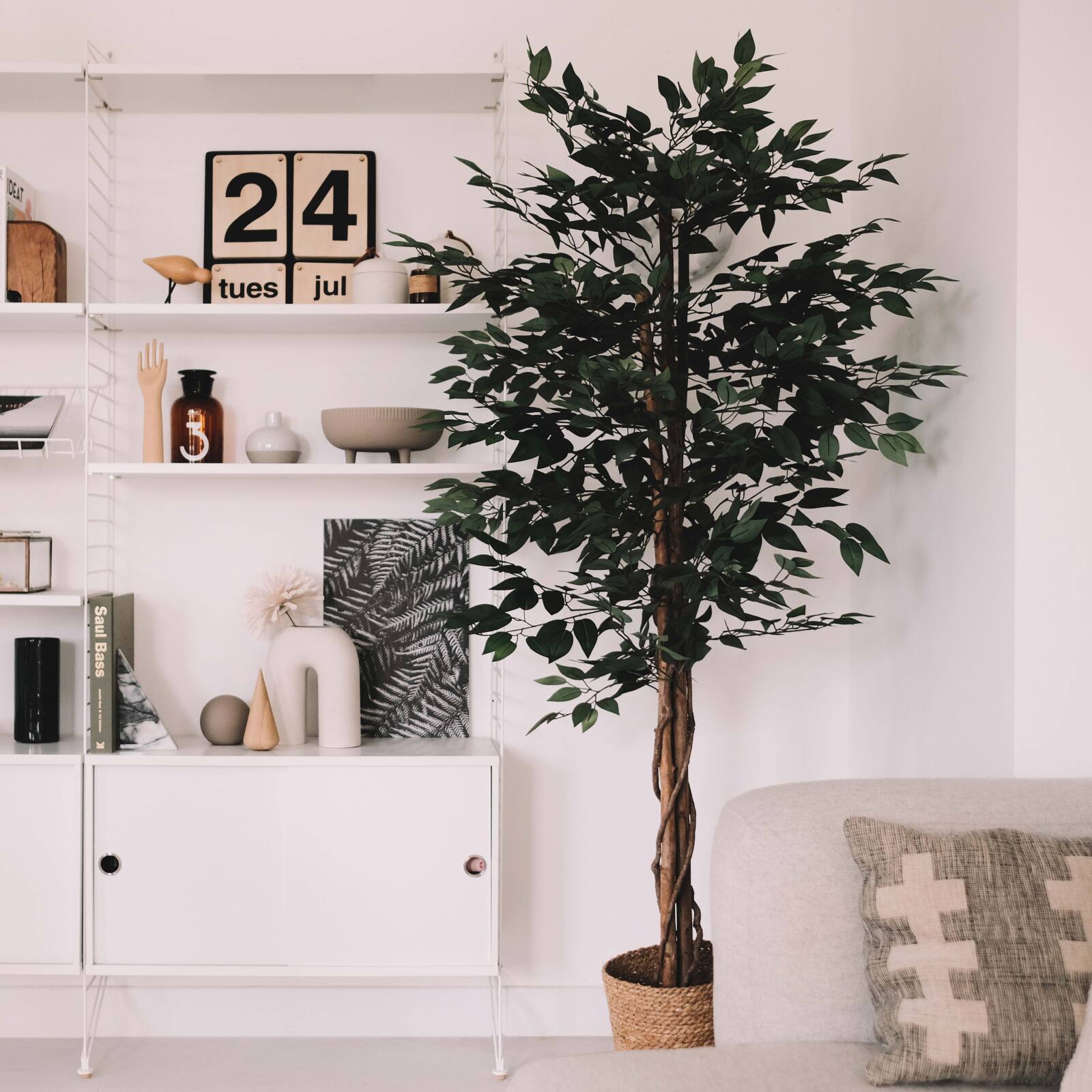 Ficus artificiale in vaso altezza 180 cm