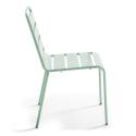 Sedia in metallo in stile industriale