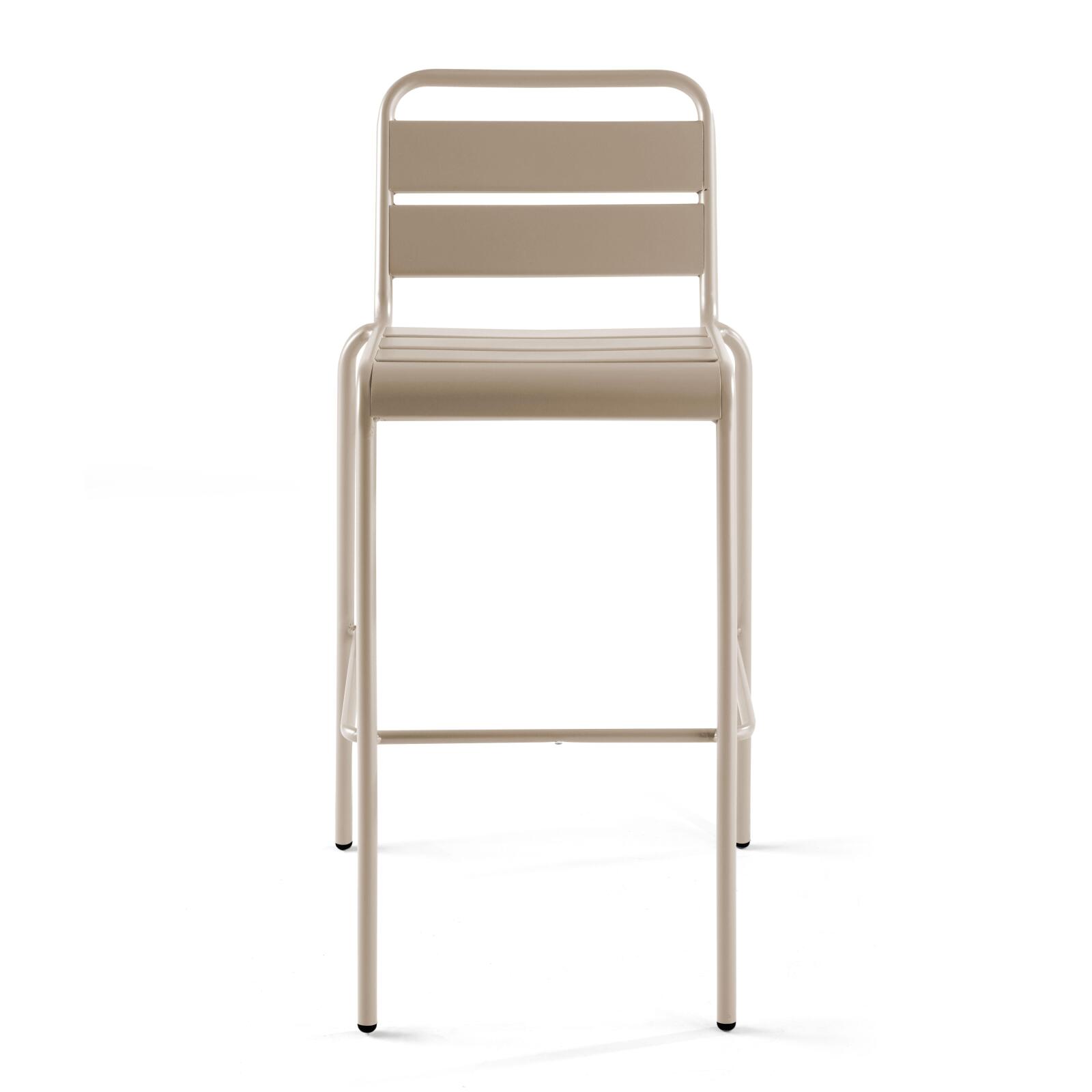 Seggiolone in metallo in stile industriale