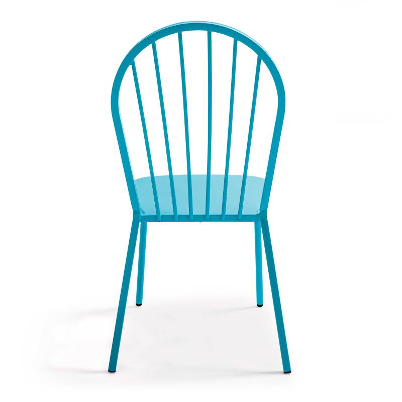 Sedia in metallo traforato (2/4)