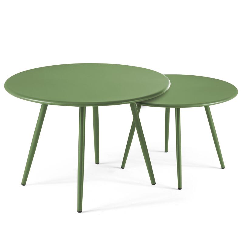 Tavoli tondi in metallo Ø50 / Ø40 cm