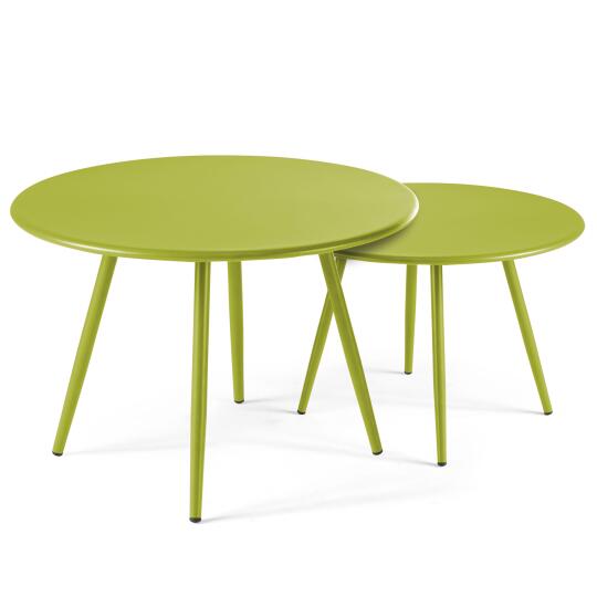 Tavoli tondi in metallo Ø50 / Ø40 cm