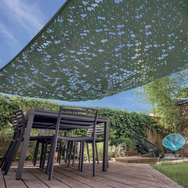 Vela rettangolare traforata reversibile 3 x 4 m
