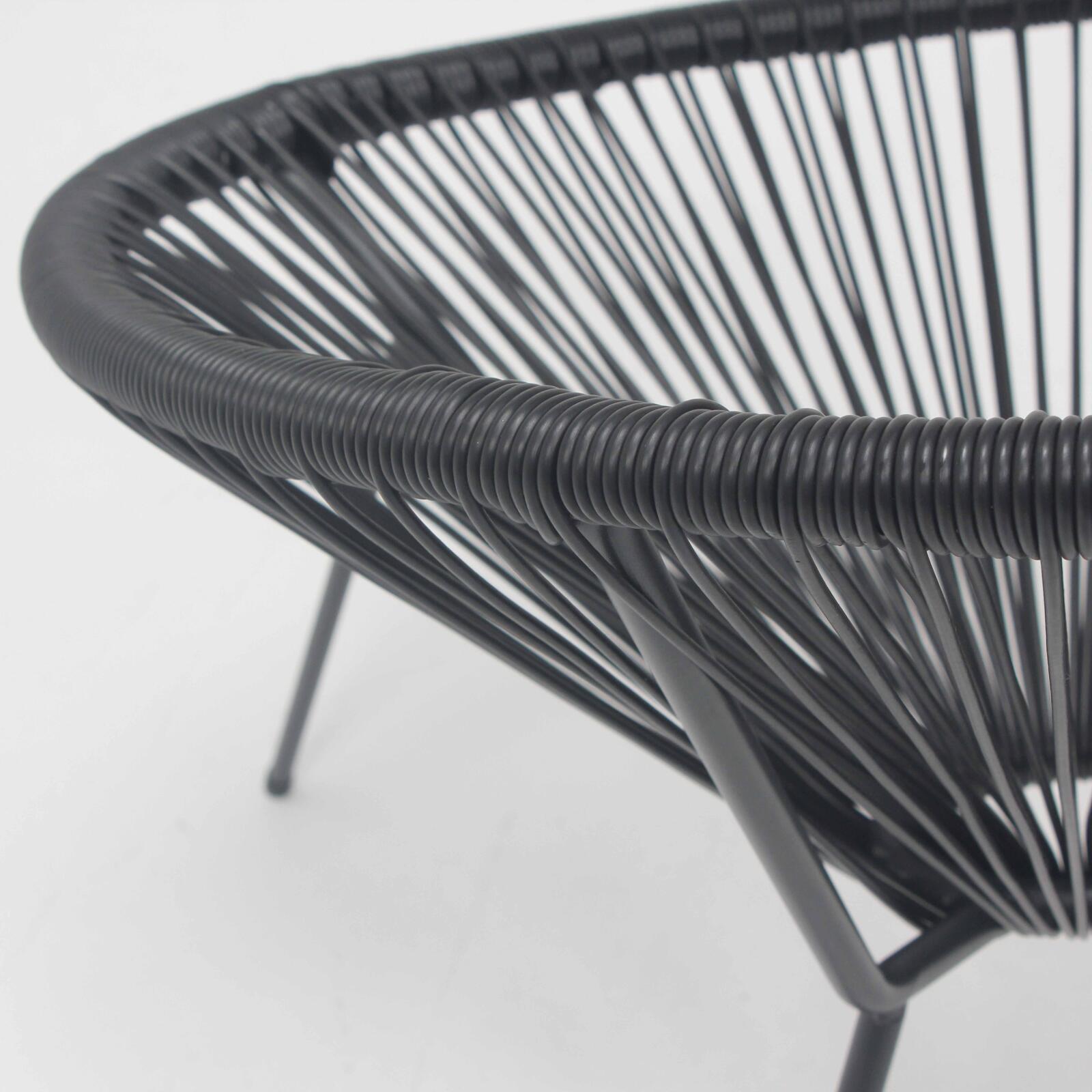 Poltrona da giardino in filo metallico - OVO