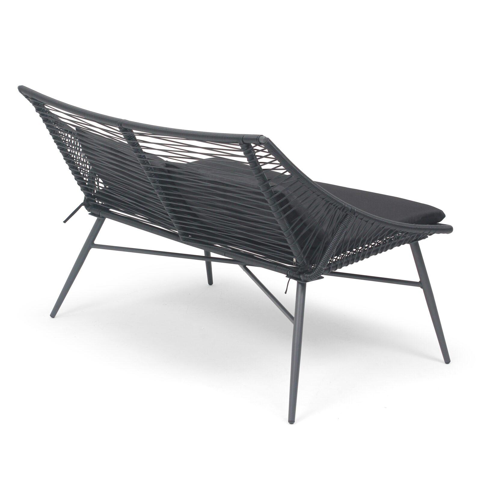 Divano da esterno (130 x 90 x 85 cm) in corde