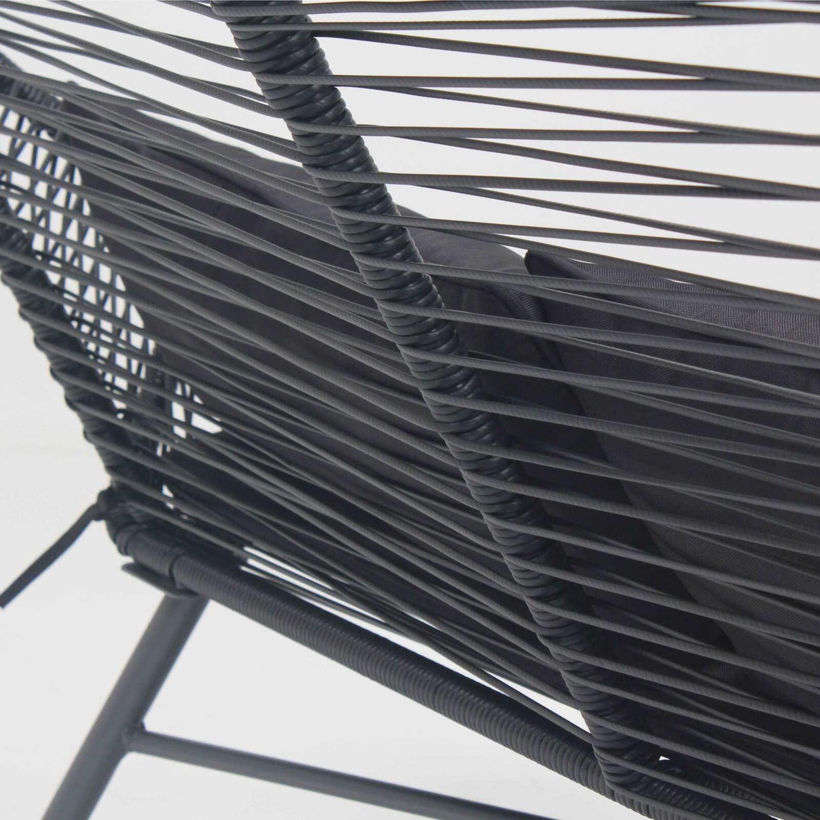 Divano da esterno (130 x 90 x 85 cm) in corde