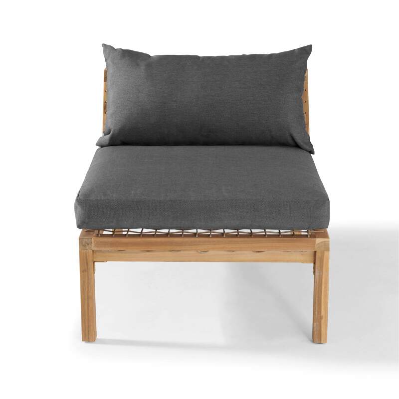 Poltrona da giardino in legno di acacia