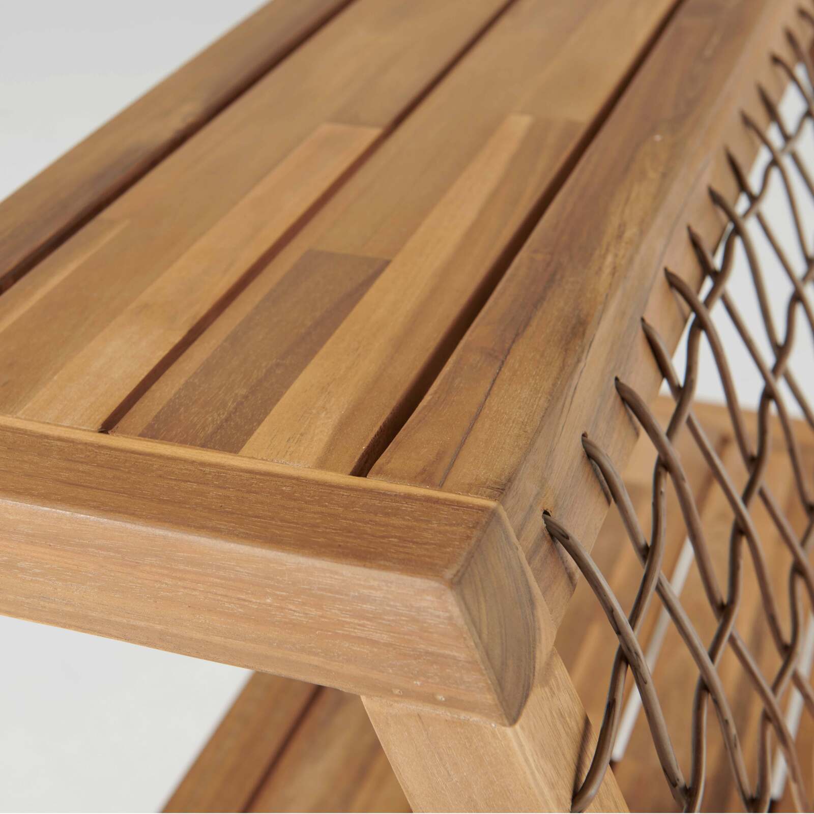 Poltrona da giardino in legno di acacia