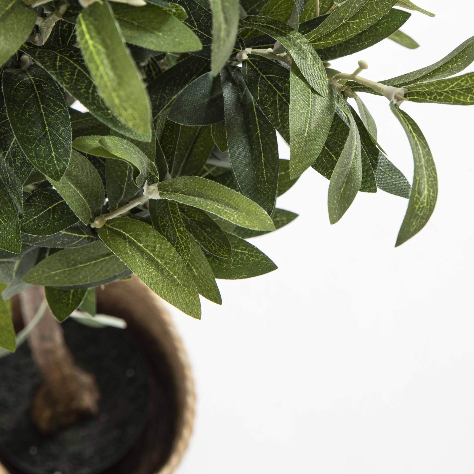 Olivo artificiale in vaso altezza 135 cm