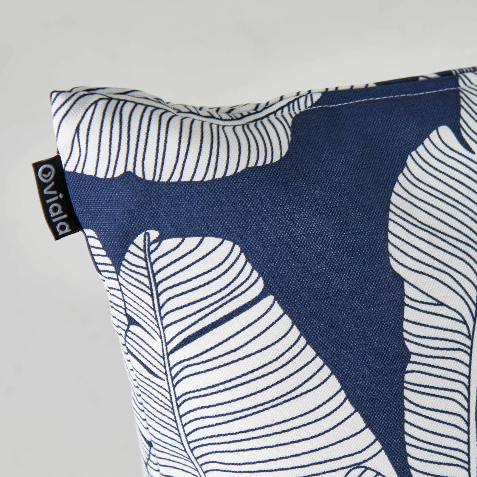 Set di 2 piccoli cuscini decorativi rettangolari a fantasia (40 x 20 x 8 cm)