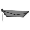Tenda da sole elettrica + LED con cassonetto integrato 3,95 x 3 m