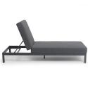 Lettino prendisole con cuscino, reclinabile in 5 posizioni