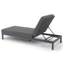 Lettino prendisole con cuscino, reclinabile in 5 posizioni