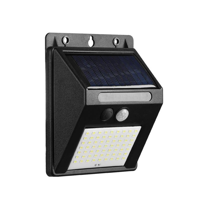 Confezione da 4, 8 o 12 luci LED a parete ad energia solare con rilevatore di movimento