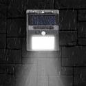 Confezione da 4, 8 o 12 luci LED a parete ad energia solare con rilevatore di movimento