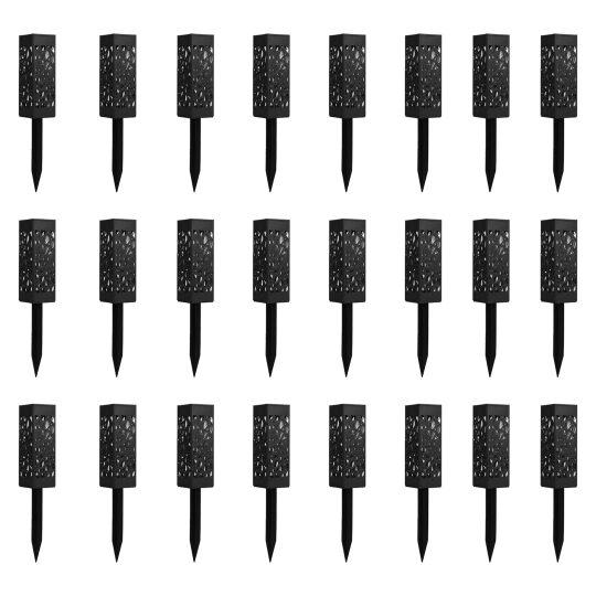 Confezione da 6, 12 o 24 dissuasori solari a LED per piante, design openwork