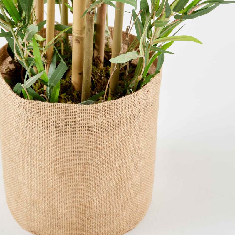Bambù fargesia artificiale in vaso altezza 120 cm