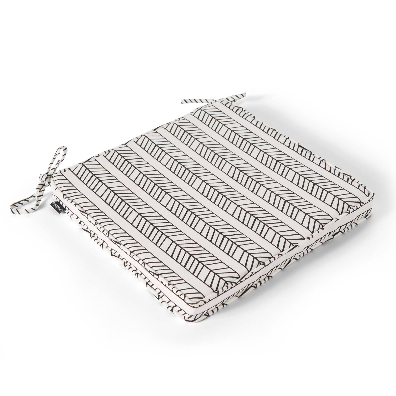 Set di 4 cuscini per sedia da esterno fantasia 40 x 40 cm